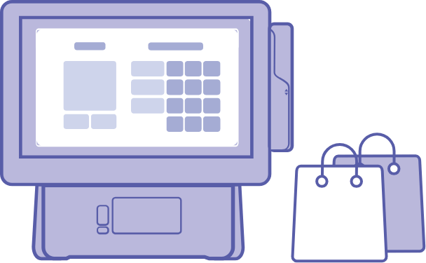 Specially customized POS for Market